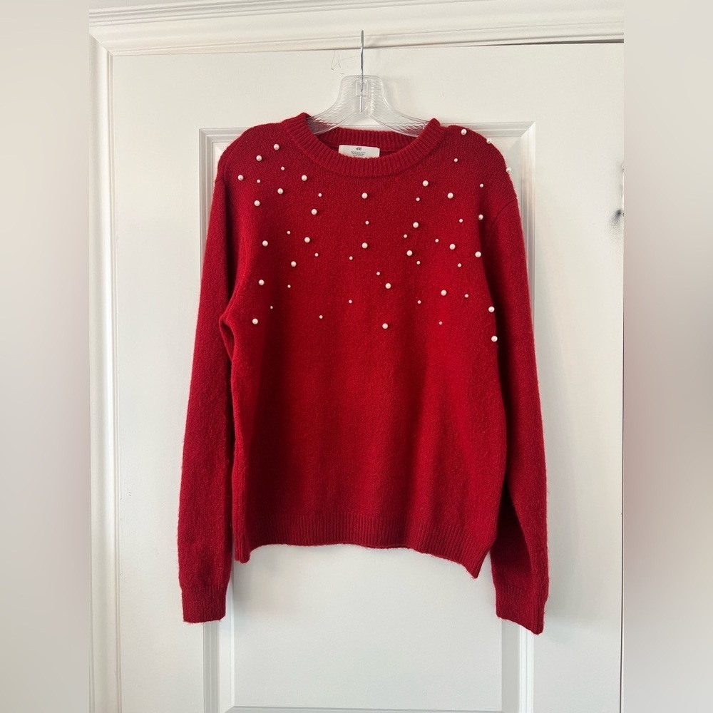 H&M Vibrant Red Sweater - Picture 2 of 3